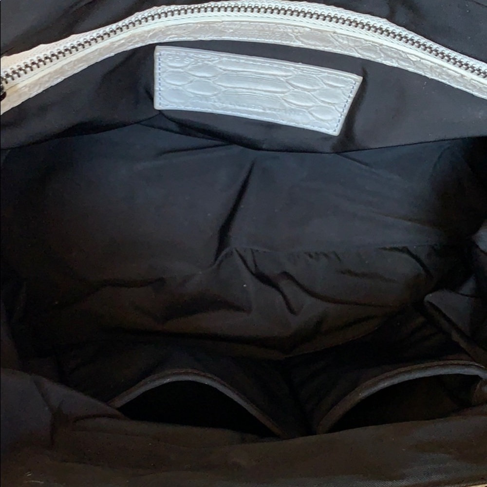 Alexander Wang Emile White Python Leather Rare - image 5